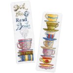 (image for) Drink Tea Bookmarks Counted Cross Stitch Kit